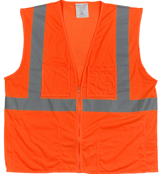 ANSI Type R Class 2 Four Pocket Value Mesh Vest