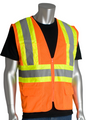 ANSI Type R Class 2 Two-Tone Six Pocket Mesh Vest