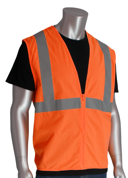ANSI Type R Class 2 Value Zipper Solid Vest