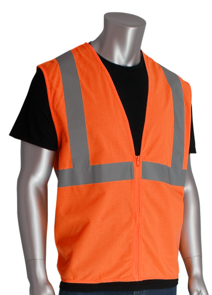 ANSI Type R Class 2 Value Zipper Solid Vest