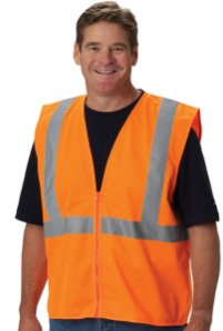 ANSI Type R Class 2 Value Zipper Solid Vest