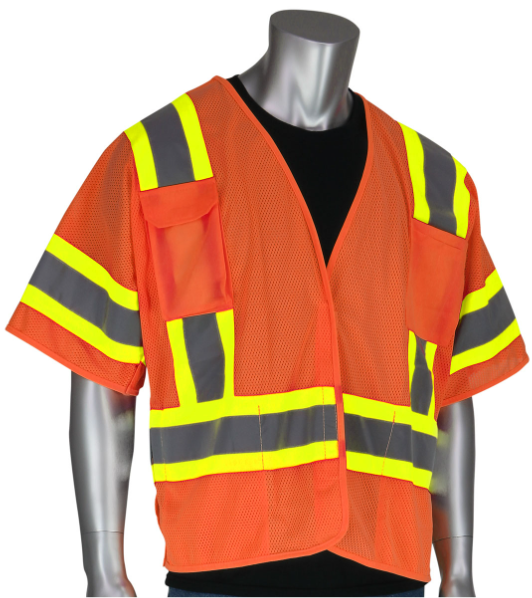 ANSI Type R Class 3 Two-Tone Breakaway Vest