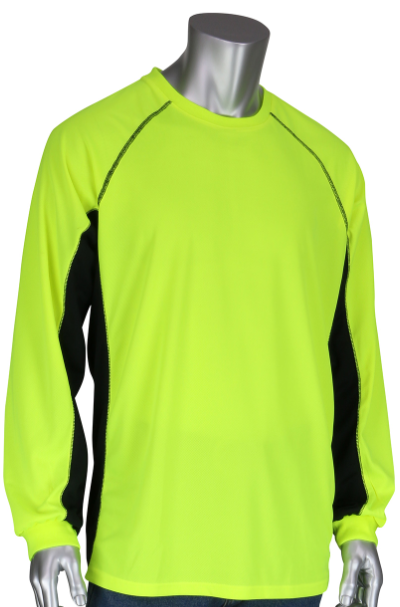 PIP® Non-ANSI Long Sleeve T-Shirt with 50+ UPF Sun Protection, Insect Repellent Treatment and Black Trim