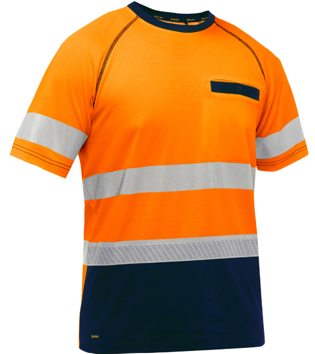 Bisley®: ANSI Type R Class 2 Short Sleeve T-Shirt with N