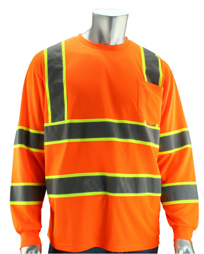 ANSI Type R Class 3 Two-Tone Long Sleeve T-Shirt