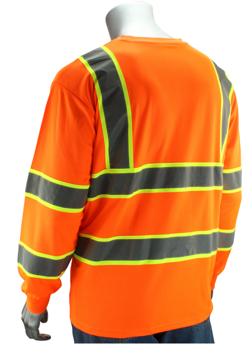 ANSI Type R Class 3 Two-Tone Long Sleeve T-Shirt