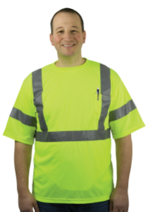 ANSI Type R Class 3 and CAN/CSA Z96 X-Back Short Sleeve T-Shirt