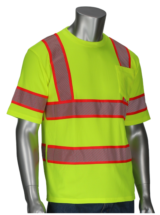 PIP®: ANSI Type R Class 3 Two-Tone Short Sleeve T-Shirt