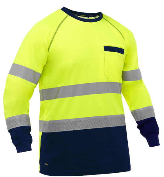 ANSI Type R Class 3 Long Sleeve Shirt with Navy