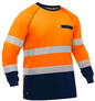 ANSI Type R Class 3 Long Sleeve Shirt with Navy