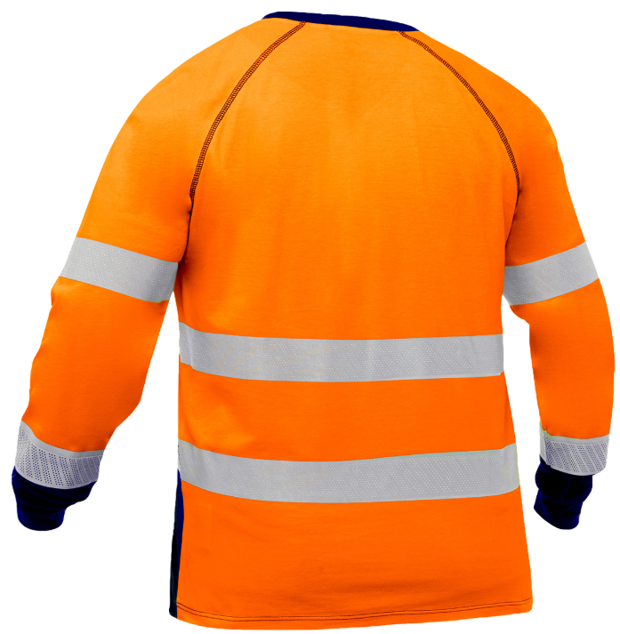 ANSI Type R Class 3 Long Sleeve Shirt with Navy