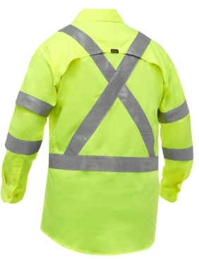 ANSI Type R Class 3 and CSA Z96 X-Back Long Sleeve Work Shirt with X-Airflow™