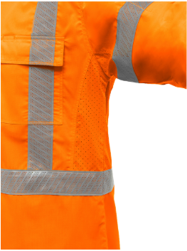 ANSI Type R Class 3 and CSA Z96 X-Back Long Sleeve Work Shirt with X-Airflow™