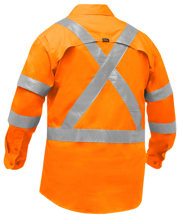 ANSI Type R Class 3 and CSA Z96 X-Back Women's Long Sleeve Work Shirt with X-Airflow™ Ventilation