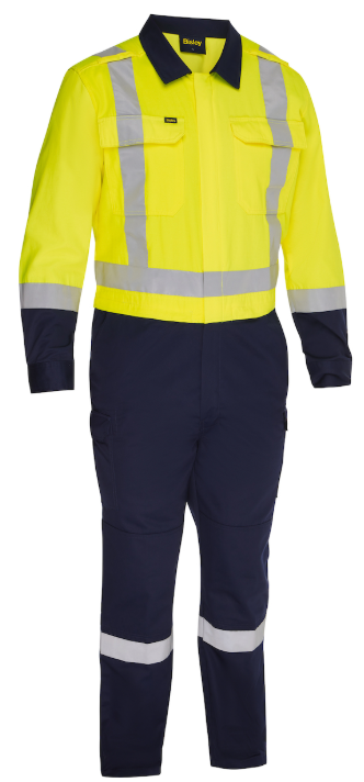Bisley®: ANSI Type R Class 2 Vented Coverall with Navy B