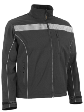 Reflective Apparel™: Soft Shell Jacket with Brushed Fleece Lining