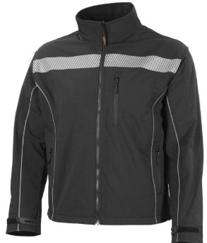Reflective Apparel™: Soft Shell Jacket with Brushed Fleece Lining