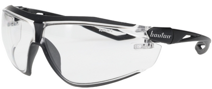 ECO Series™: Bio-Based Full Frame Safety Glasses with Black Frame, Clear Lens and Anti-Scratch / Anti-Fog Coating