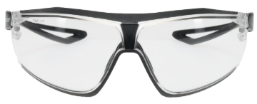 ECO Series™: Bio-Based Full Frame Safety Glasses with Black Frame, Clear Lens and Anti-Scratch / Anti-Fog Coating