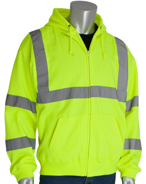 PIP® ANSI Type R Class 3 Hooded Sweatshirt