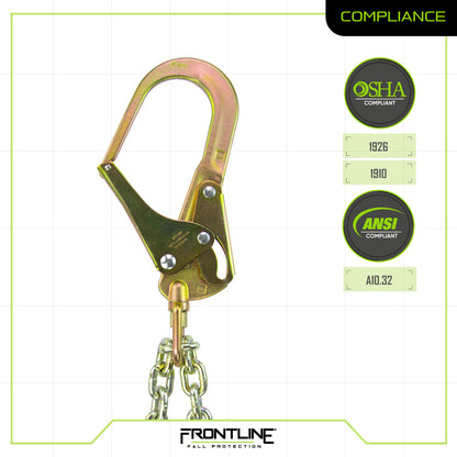 Frontline PSSW2R Rebar Positioning Chain Assembly with Swivel