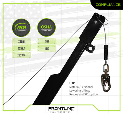 Frontline QAN75-US Patriot™ Quadpod Confined Space System - Made in USA