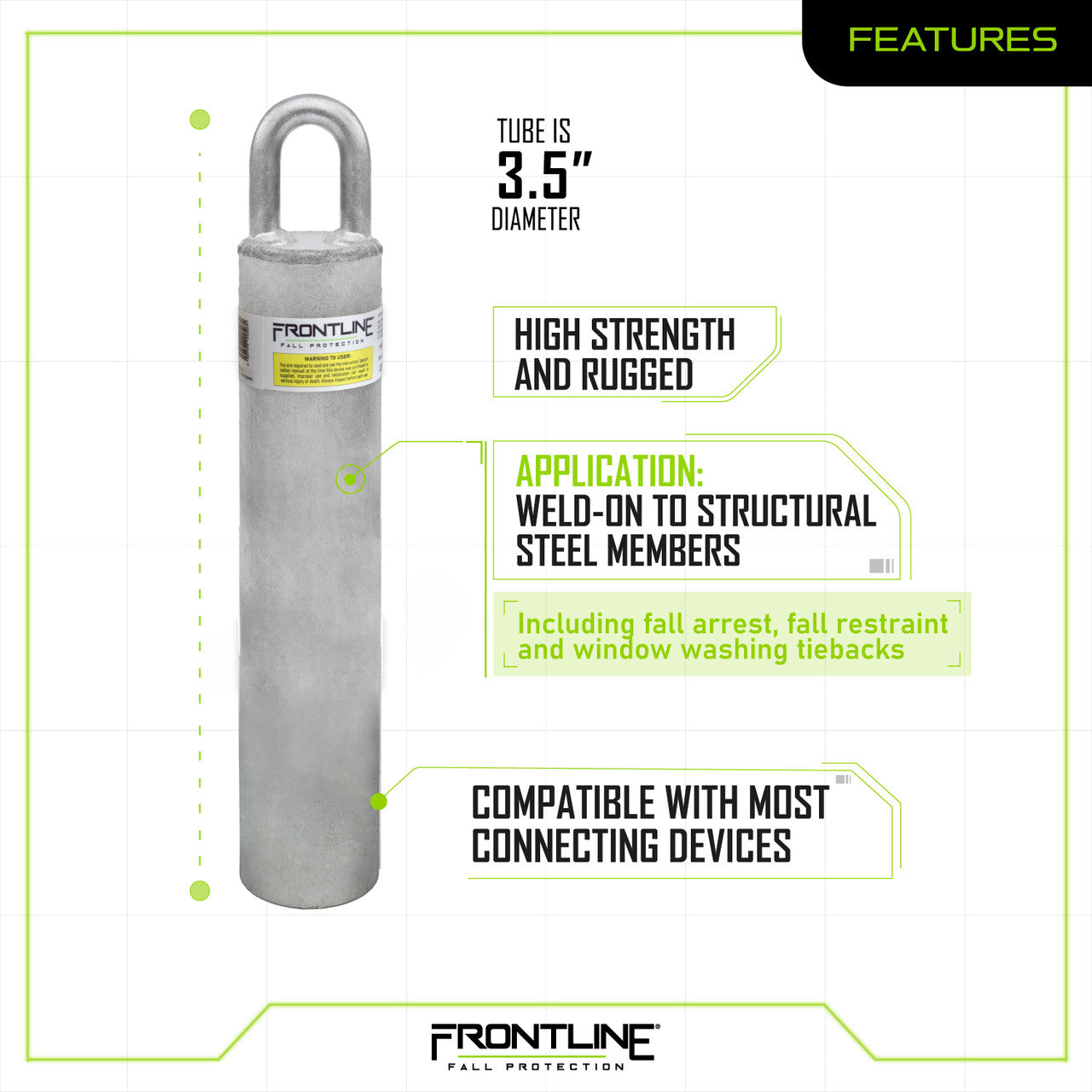 Frontline RW Weld-on Commercial Anchor