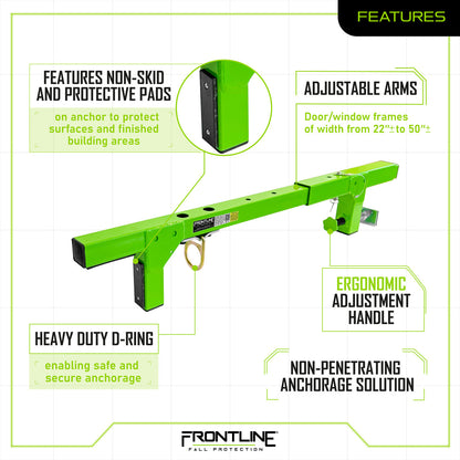 Frontline WDJ50 Window/Door Jamb 50" Non-Penetrating Anchor