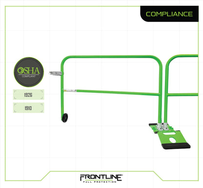 Frontline GUG55 Guardrail 5' Rolling Swing Gate