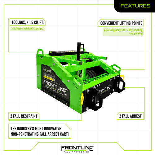 Commando Tank Non-Penetrating Fall Protection Cart CMT04