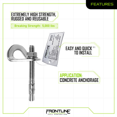 Frontline Stainless Steel Flange Anchor with Bolt COFA01 + COFA01RB