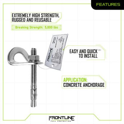 Frontline Stainless Steel Flange Anchor with Bolt COFA01 + COFA01RB