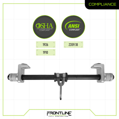 Frontline Aluminum I-Beam Slider Anchor ST