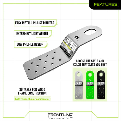 Frontline RORS01 Residential PitchFast Roof Anchor - HDG