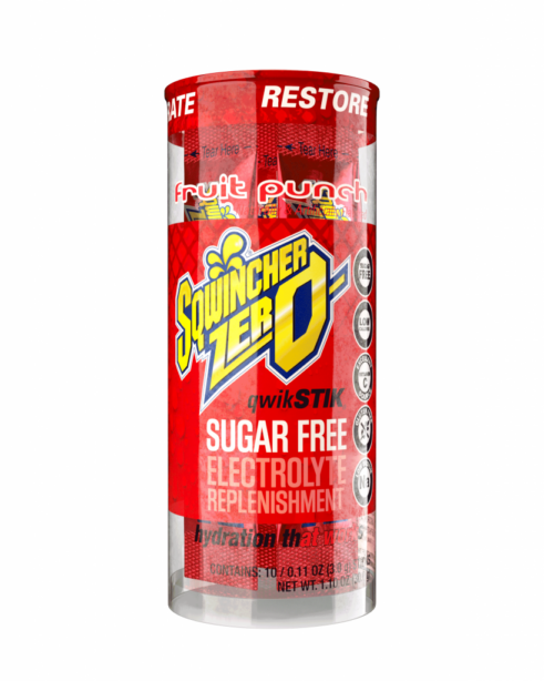 Sqwincher Qwik Stik Zero Hydration Tubes, 20 oz Yield, 200/Case - Fruit Punch