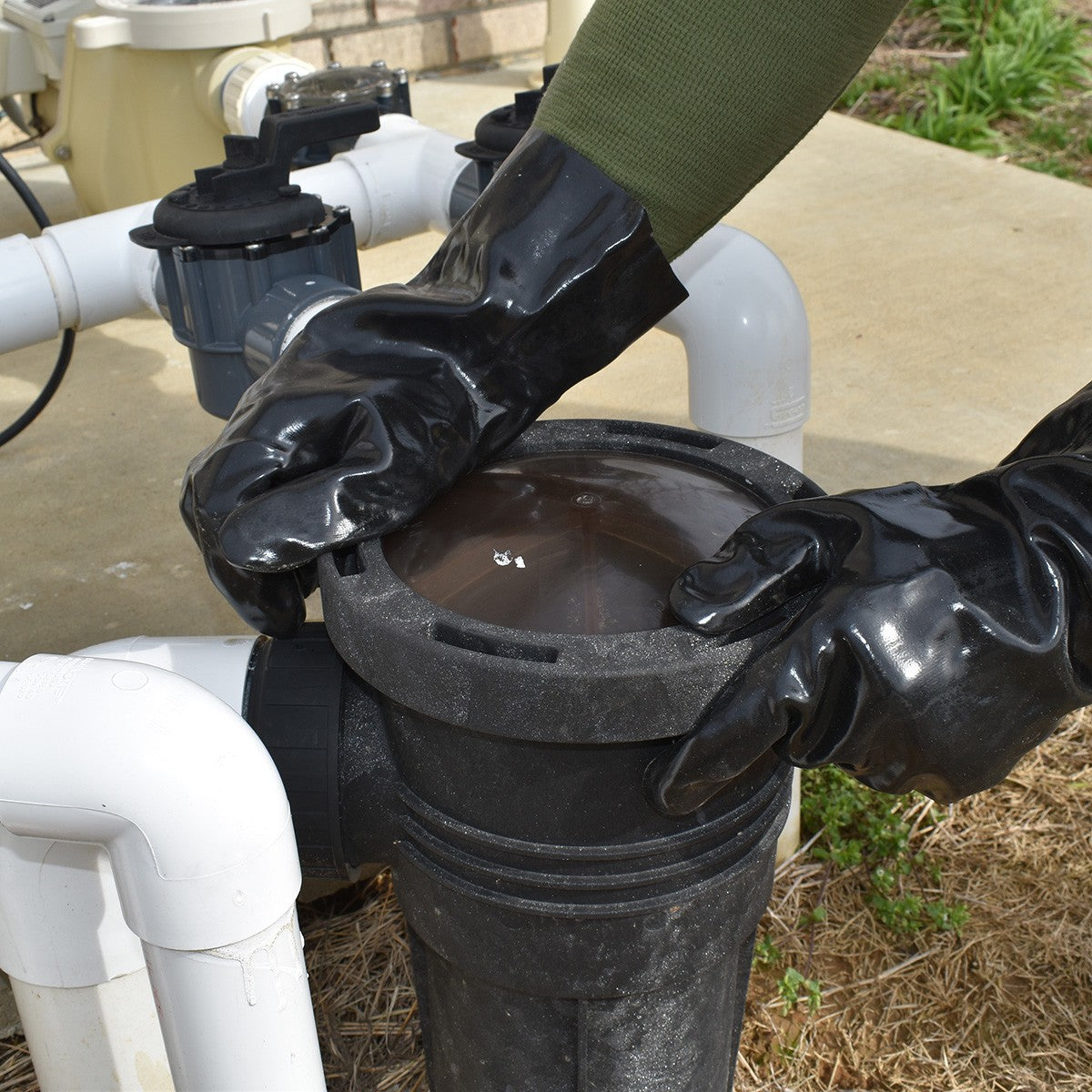 Cordova Black PVC, Smooth Finish, Interlock Line #5012 image 3