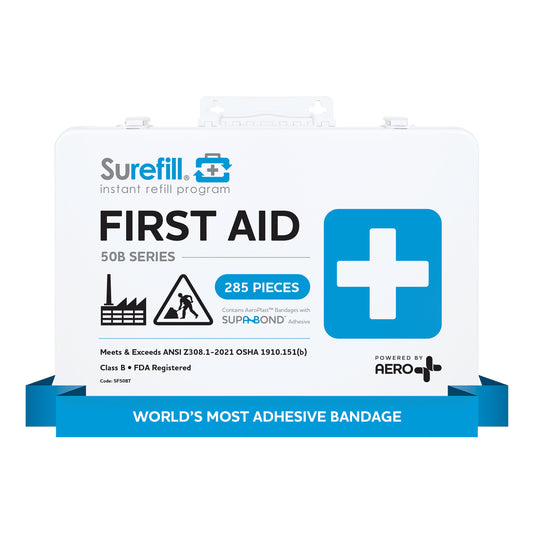 Surefill® 50B Series ANSI B First Aid Kit – Metal Case #SF50BT