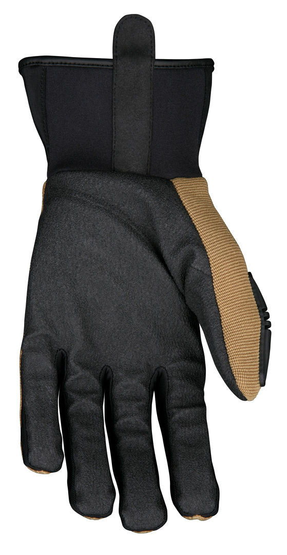 ForceFlex Mechanics Glove, Clarino Synthetic Leather Palm, Anti-Vibration, TPR Impact Protection