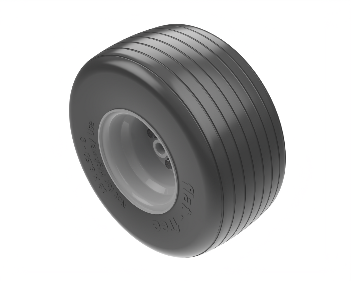 18 x 8.50 - 8" Flat Free Tire