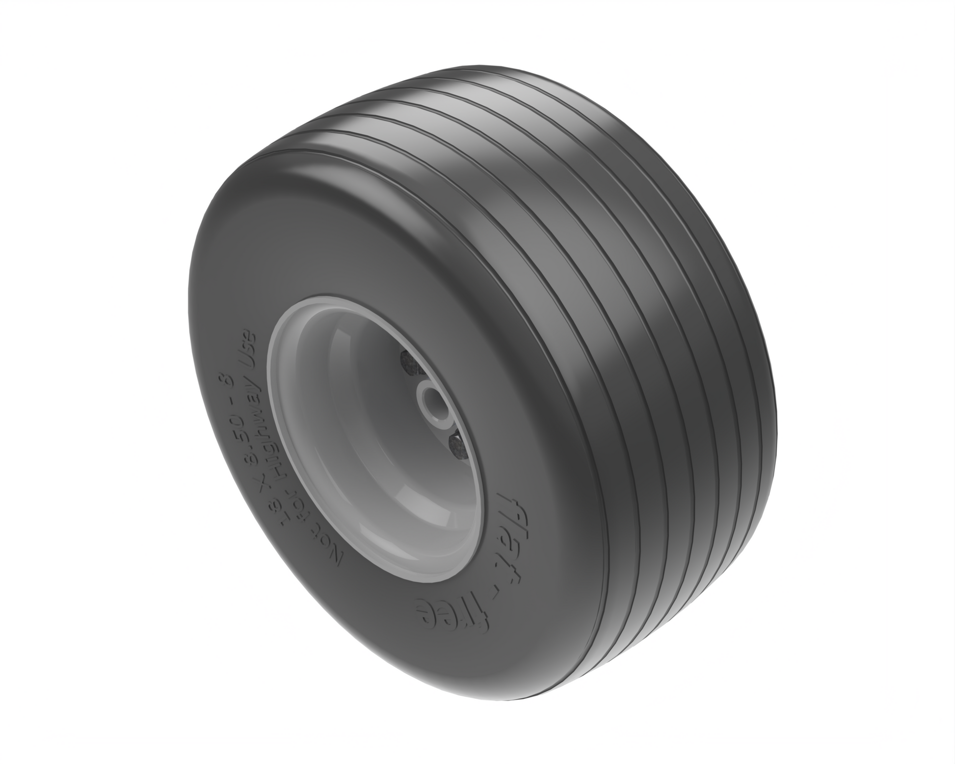 18 x 8.50 - 8" Flat Free Tire