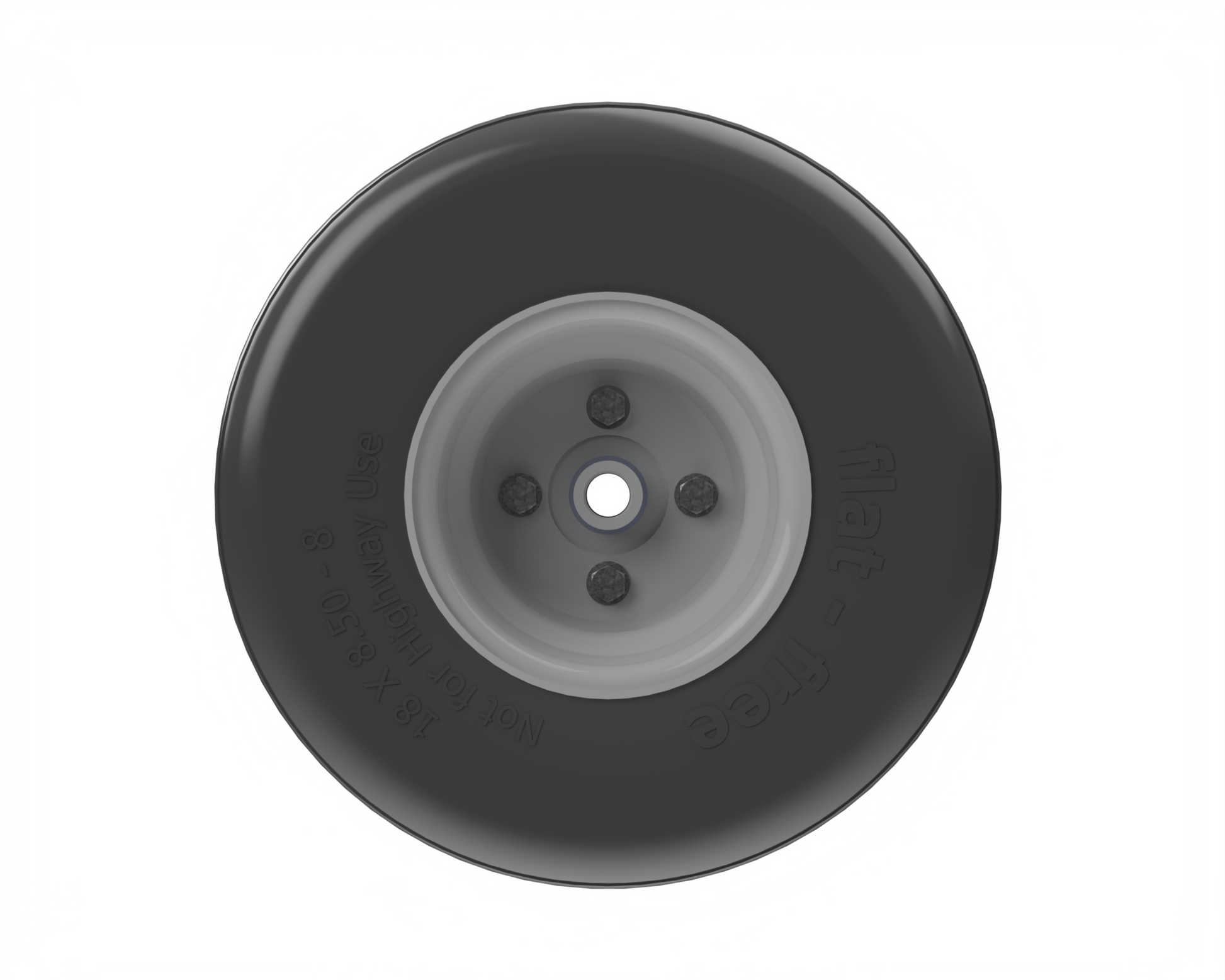 18 x 8.50 - 8" Flat Free Tire