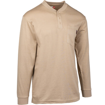 PIP 385-FRHN AR/FR Dual-Certified Long Sleeve Henley - 10.6 cal/cm2