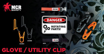 Dielectric Glove Clip, Belt-Attachment, No Metal Parts