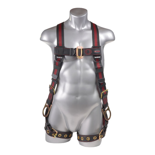 KStrong® Kapture™ Elite 5-Point Full Body Harness, 3 D-Rings, TB Legs (ANSI)