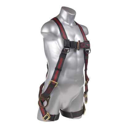 KStrong® Kapture™ Elite 5-Point Full Body Harness, 3 D-Rings, MB Legs (ANSI)