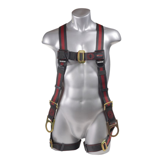 KStrong® Kapture™ Elite 5-Point Full Body Harness, 3 D-Rings, MB Legs (ANSI)
