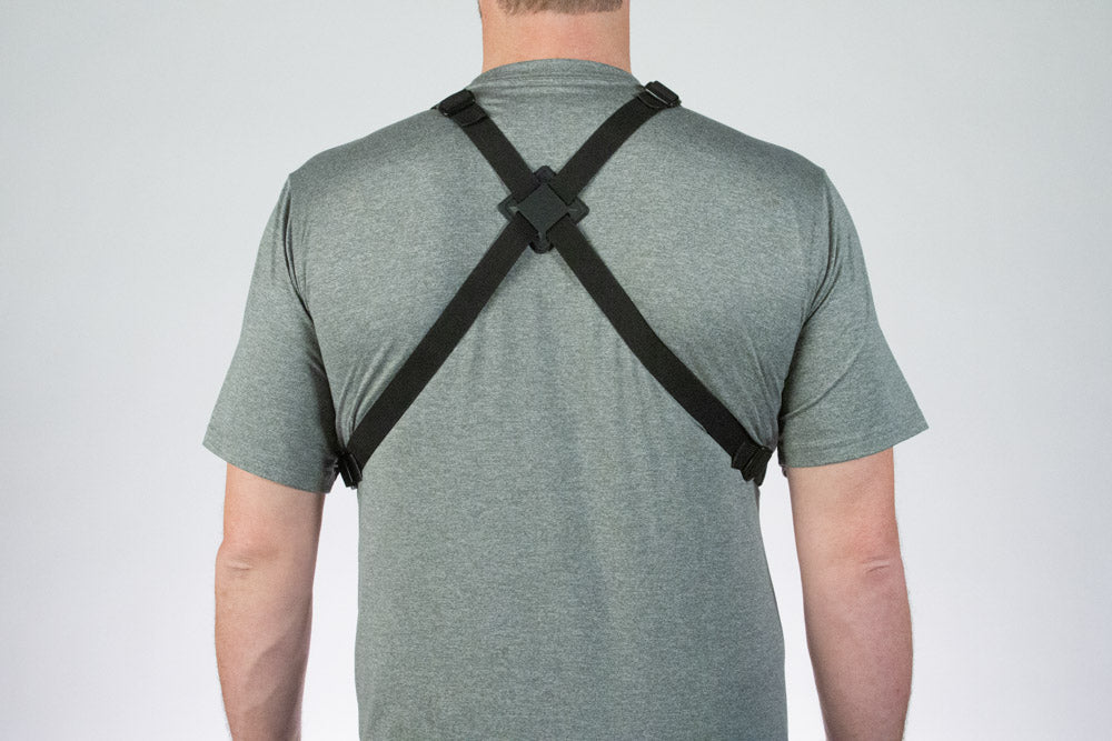 Radio Chest Pack with Spare Battery Pouch