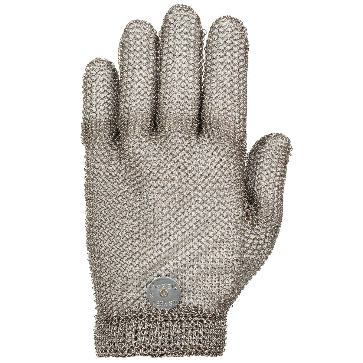 US Mesh USM-1147 – Stainless Steel Mesh Glove with Spring Closure - Wrist Length