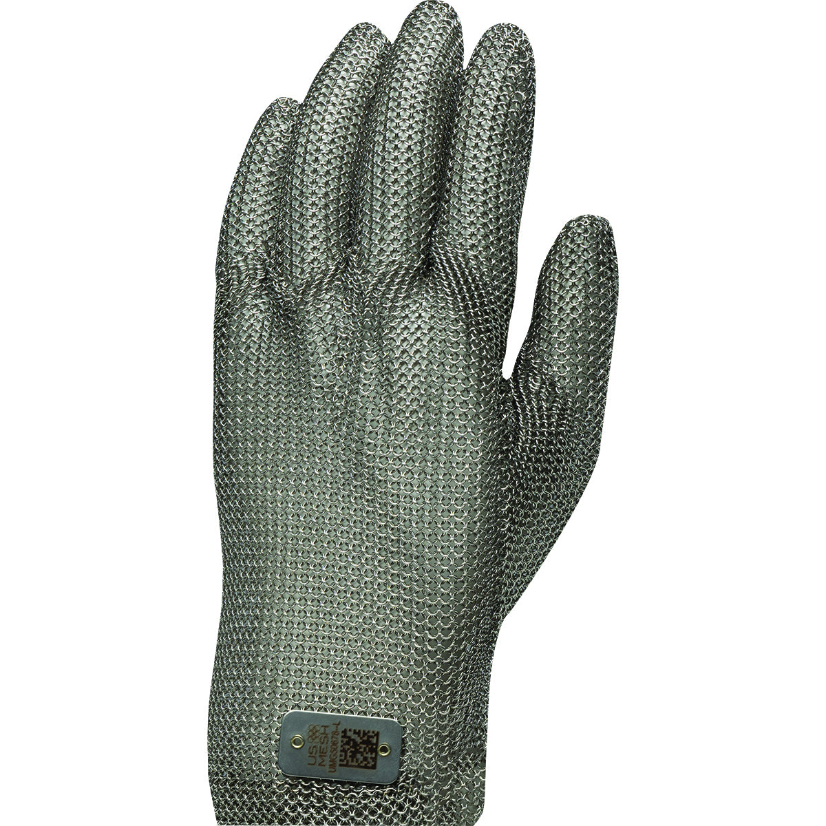 US Mesh USM-1167 – Stainless Steel Mesh Glove with Coil Spring Closure - Wrist Length