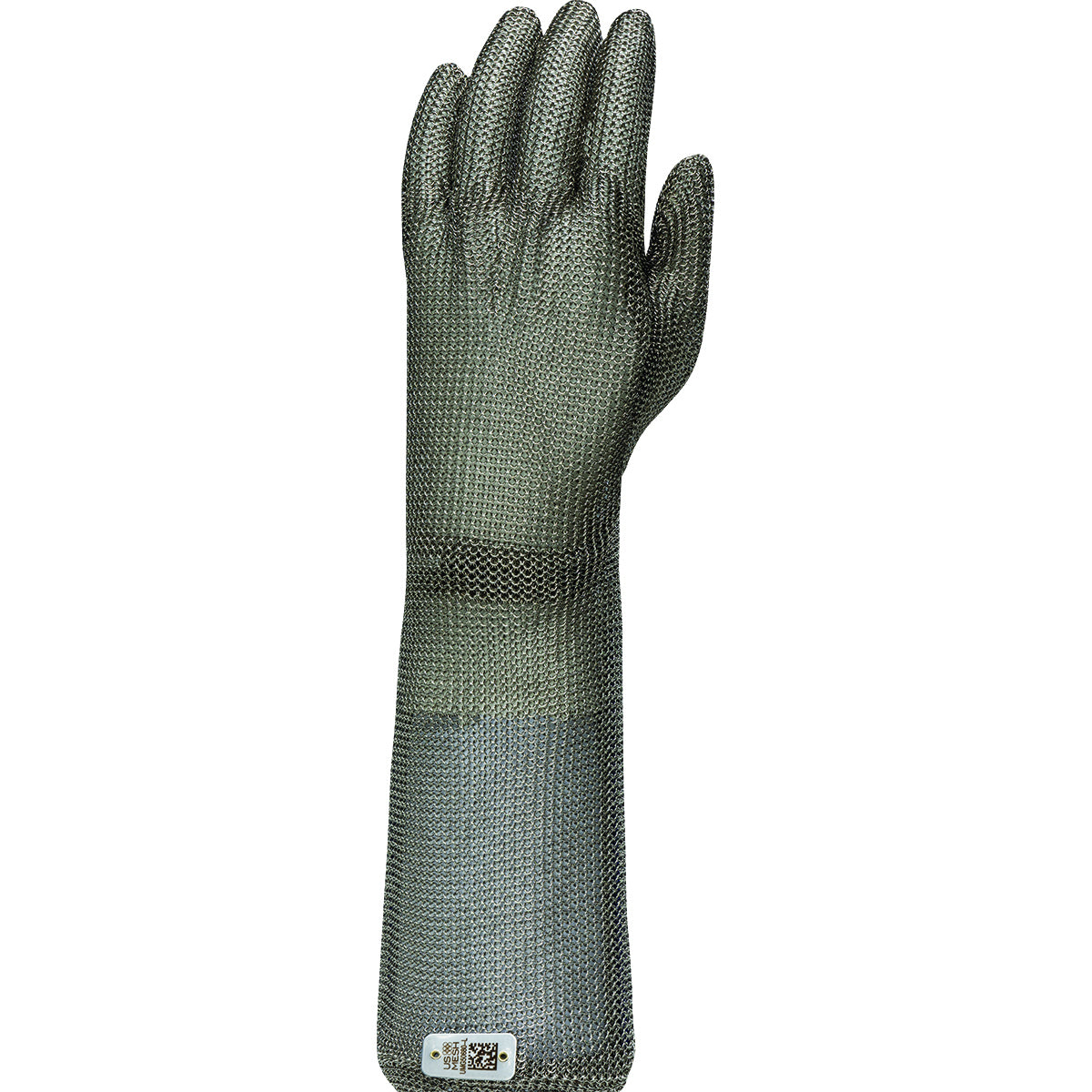 US Mesh USM-1567 – Stainless Steel Mesh Glove with Coil Spring Closure - Forearm Length